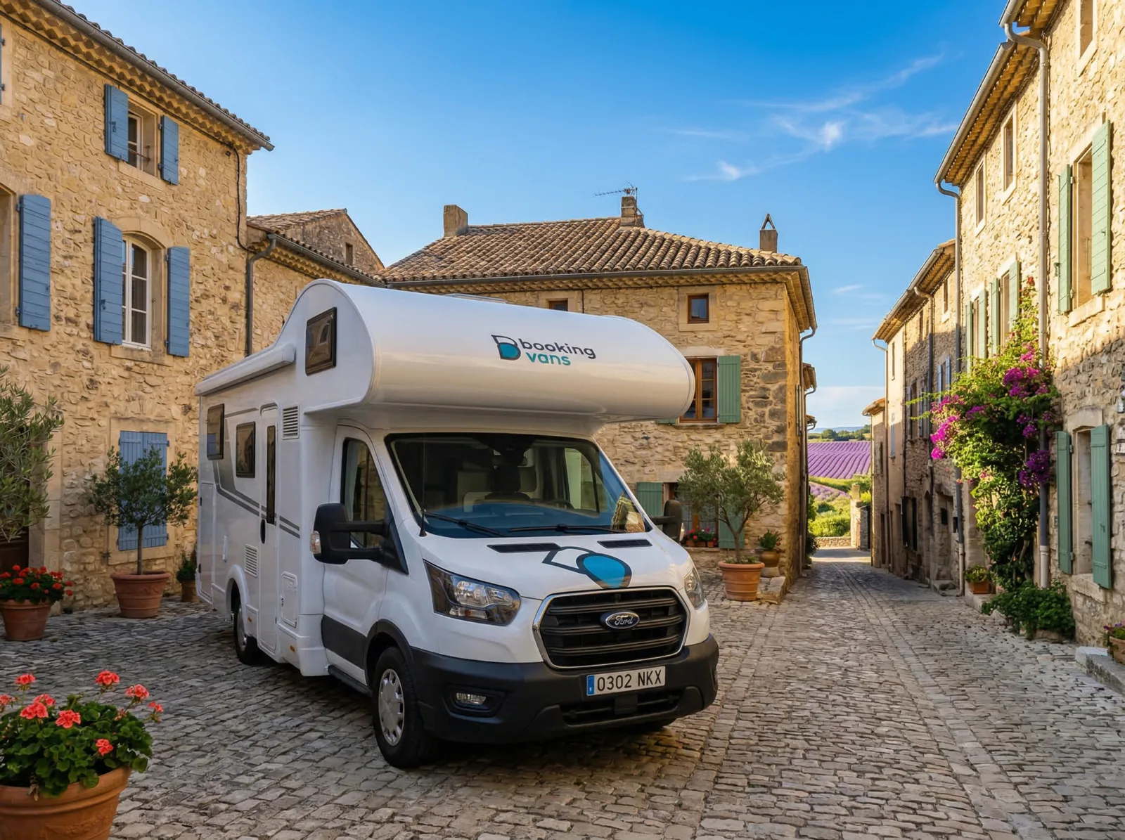 Autocaravana en el sur de Francia