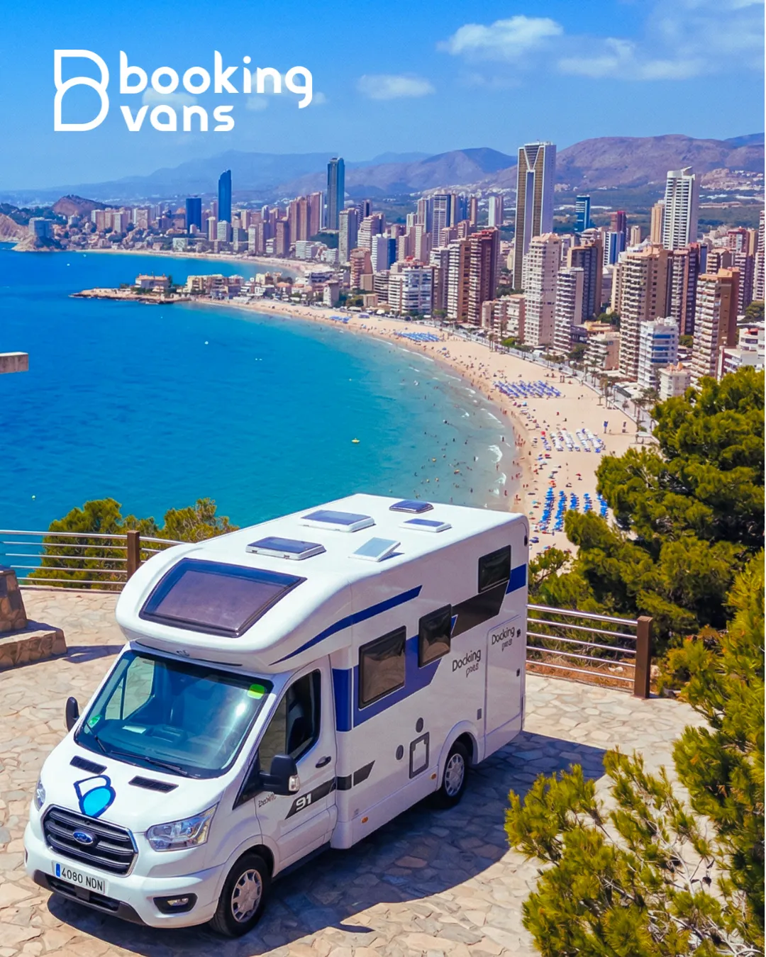 Anuncio de la nueva sede Bookingvans Alicante Benidorm