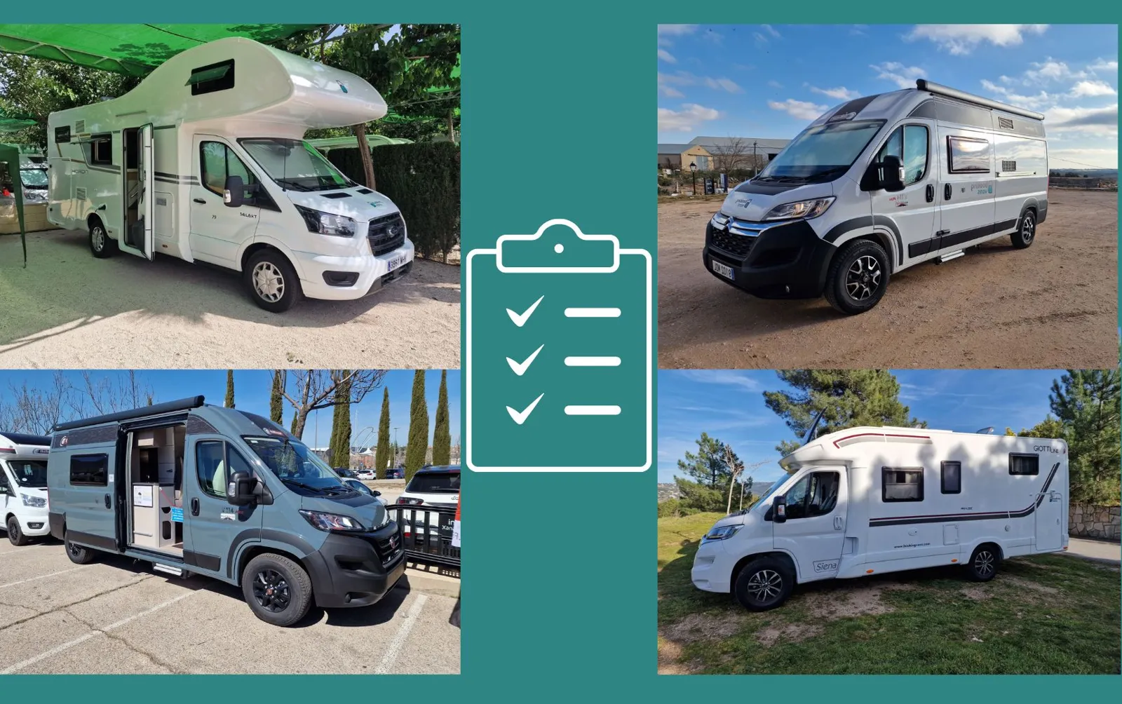 Autocaravana capuchina, perfilada y camper, los tres tipos de vehículo