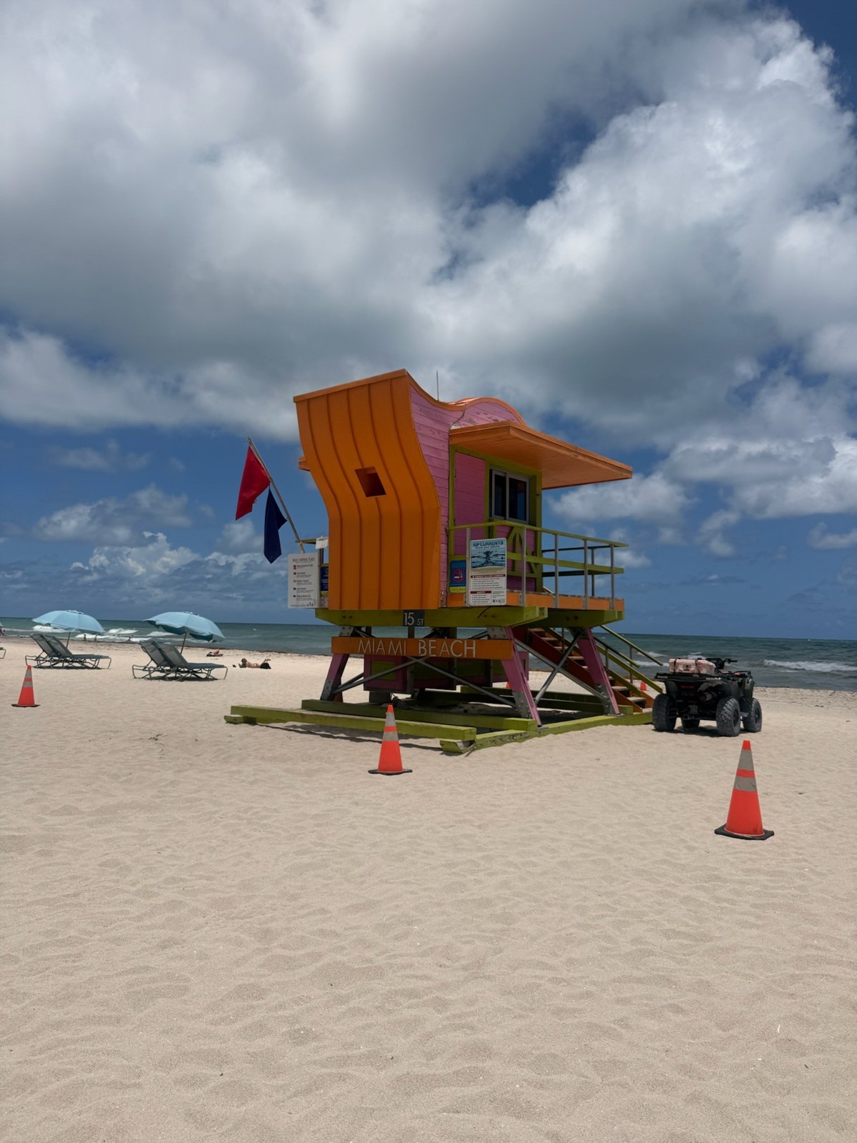Puesto de socorrista de South Beach en Miami Beach