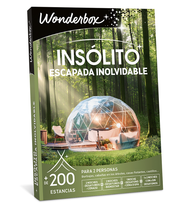 Caja regalo Wonderbox Insólito, escapada inolvidable