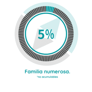 5% familia numerosa bookingvans