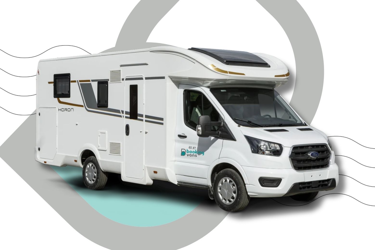 Autocaravana horon 65XT blanca en alquiler